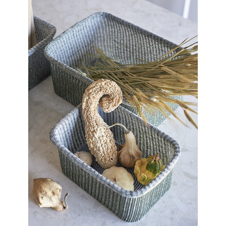 Набор из 4-х корзин для хранения sustainable collection, оливковый (77686) Набор из 4-х корзин для хранения sustainable collection, оливковый (77686)