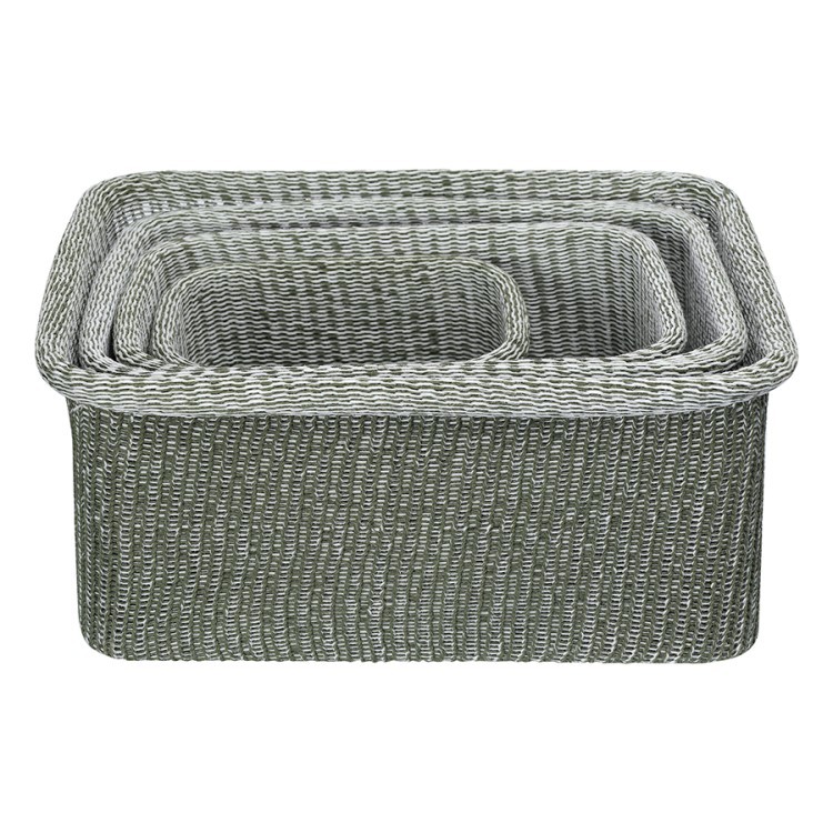 Набор из 4-х корзин для хранения sustainable collection, оливковый (77686) Набор из 4-х корзин для хранения sustainable collection, оливковый (77686)