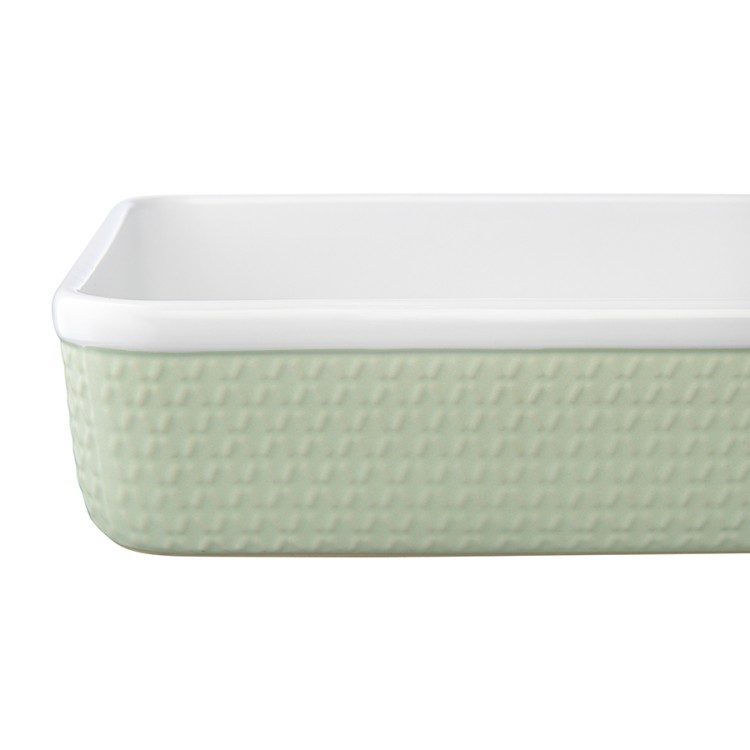 Блюдо для запекания marshmallow, 37х26,8 см, мятное (73911)