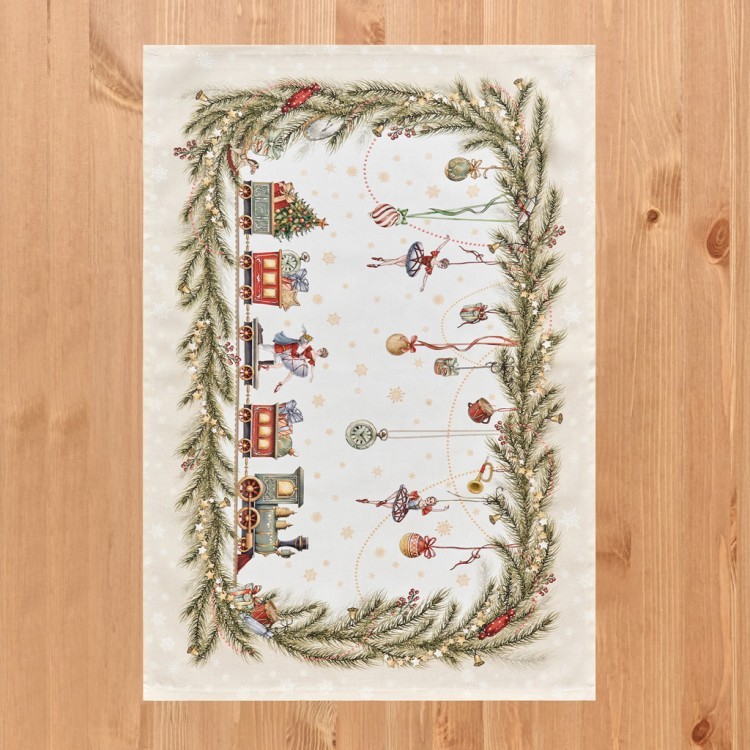 Набор полотенец из 2 шт "щелкунчик" 40х60см  бежевый,100%хлопок,твил Lefard (850-757-6)