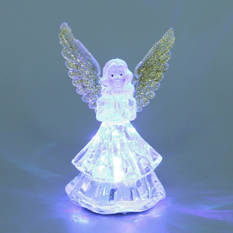 Фигурка "ангелочек" с подсветкой высота=9 см. Polite Crafts&gifts (786-149) 