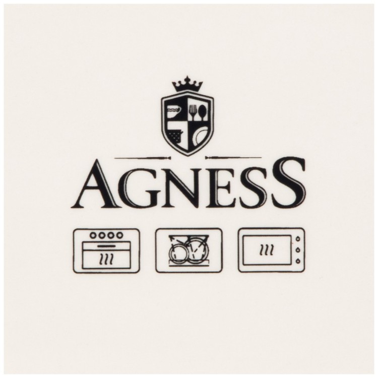Блюдо для запекания agness "лаванда" квадрат 3,1 л 29,5*25*7 см Agness (536-249)