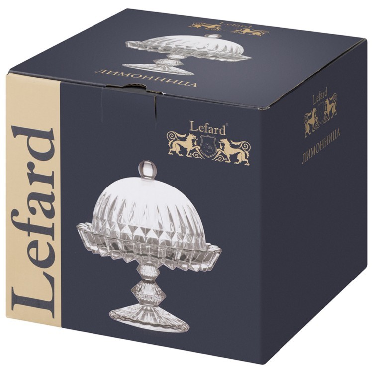 Лимонница "crystality" на ножке, 14*15 см Lefard (345-515)