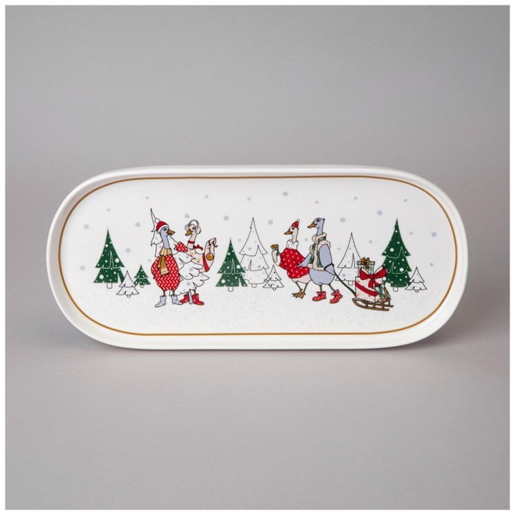Блюдо овальное lefard "family christmas" 34 см Lefard (425-211)