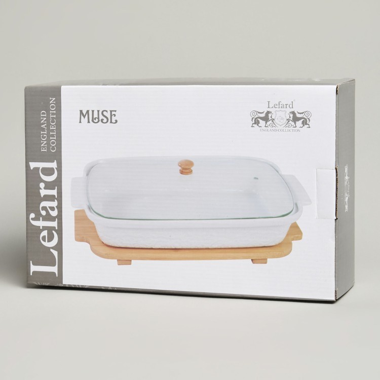 Блюдо для выпекания и сервировки lefard "muse" со стекл.крышкой на дер.подставке 34,5*21*11см 1400мл Lefard (587-243) Блюдо для выпекания и сервировки lefard "muse" со стекл.крышкой на дер.подставке 34,5*21*11см 1400мл Lefard (587-243)