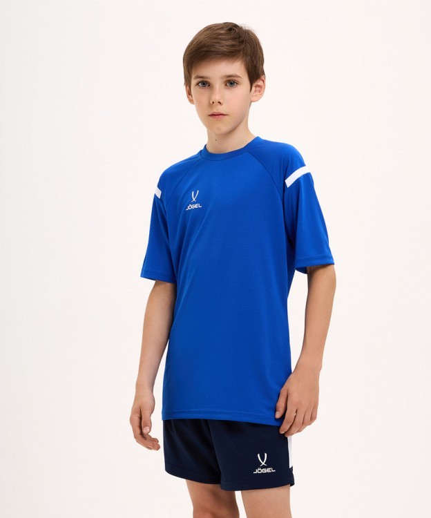 Футболка тренировочная JÖGEL CAMP 2 Training Poly Tee, синий (2112600) Футболка тренировочная JÖGEL CAMP 2 Training Poly Tee, синий (2112600)