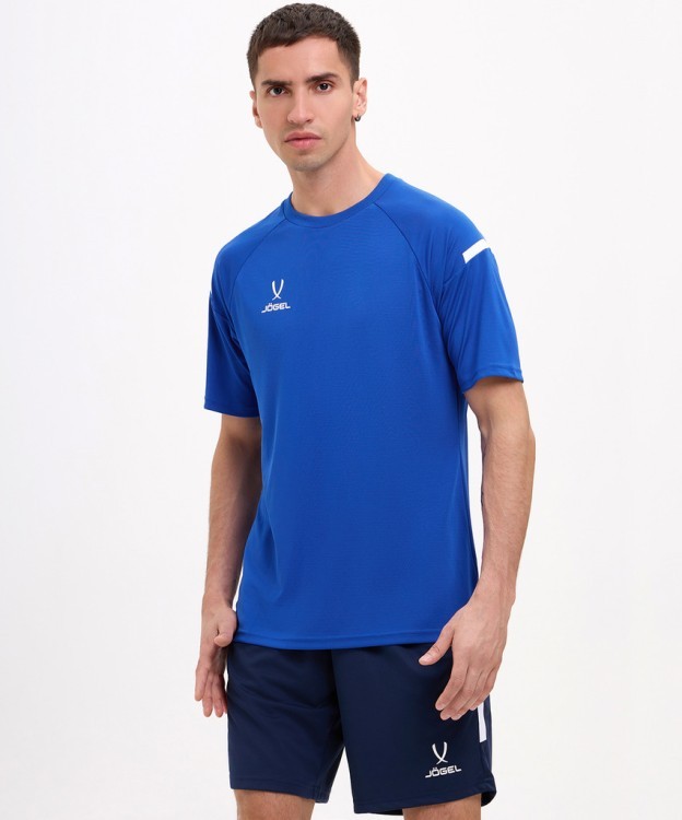 Футболка тренировочная JÖGEL CAMP 2 Training Poly Tee, синий (2112600) Футболка тренировочная JÖGEL CAMP 2 Training Poly Tee, синий (2112600)