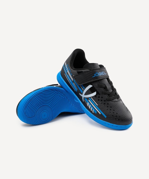 Бутсы зальные JOGEL Evofly IN Talant Black/blue, детский (2118183)