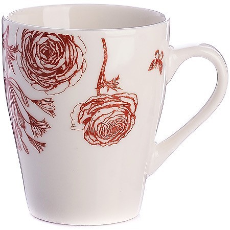 Кружка 340 млЦветы графика (мин.4шт)LR (31227) Кружка 340 млЦветы графика (мин.4шт)LR (31227)