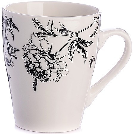 Кружка 340 млЦветы графика (мин.4шт)LR (31227) Кружка 340 млЦветы графика (мин.4шт)LR (31227)