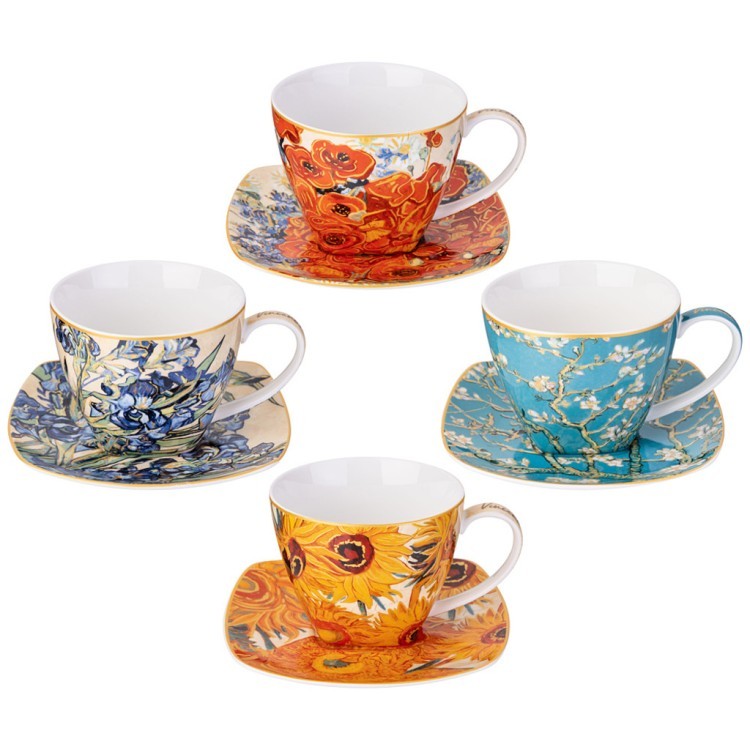 Чайный набор lefard "art collection" (в. ван гог) на 4 пер. 8 пр. 250 мл Lefard (104-1018) Чайный набор lefard "art collection" (в. ван гог) на 4 пер. 8 пр. 250 мл Lefard (104-1018)