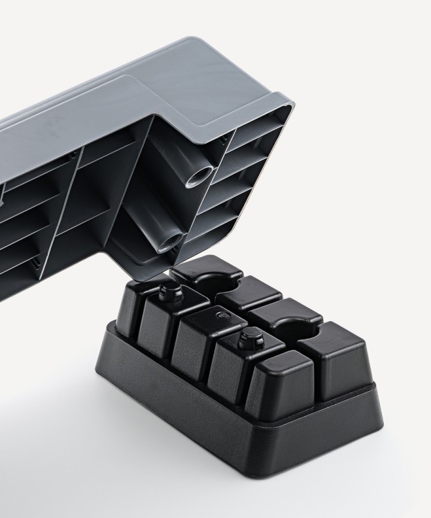 БЕЗ УПАКОВКИ Степ-платформа STARFIT SP-301 76х28х23 см, 3-х уровневая (2134157)