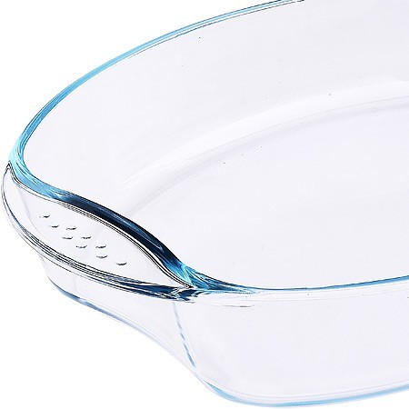 Жаровня стекло высокая 2,0л 30х20,5х6,5см LR (31053)