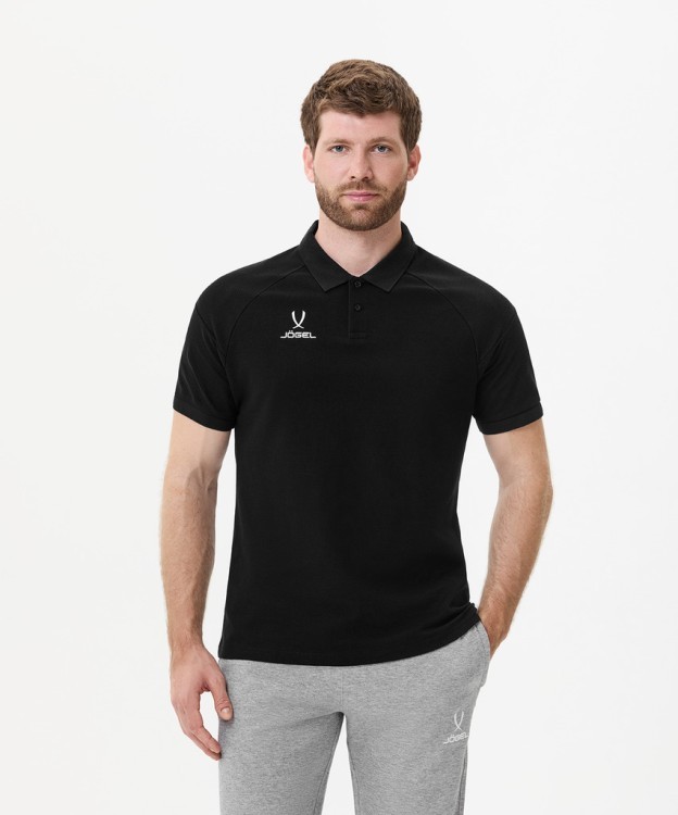 Поло JÖGEL CAMP 2 CVC Polo, черный (2114345)