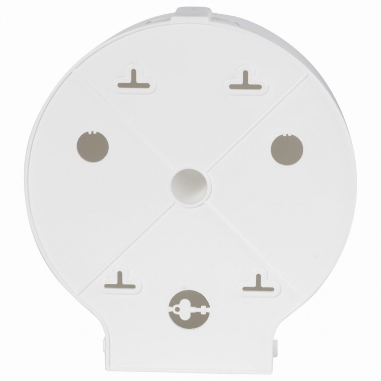 Диспенсер для туалетной бумаги Laima Professional Original большой белый ABS-пластик 605768 (1) (90196)