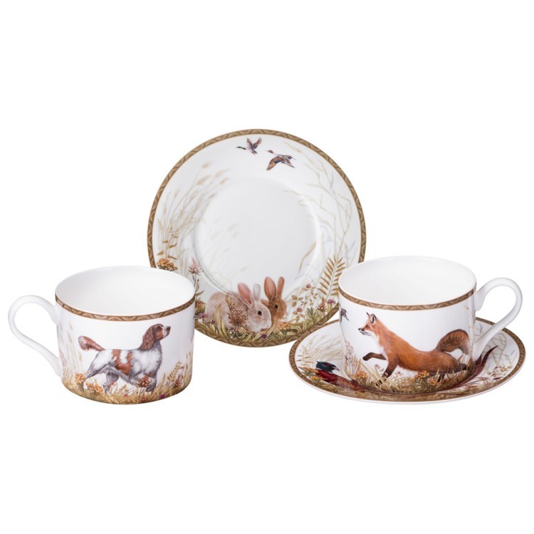 Чайный набор lefard "охота" на 2 пер. 4 пр. 300 мл Lefard (590-736)