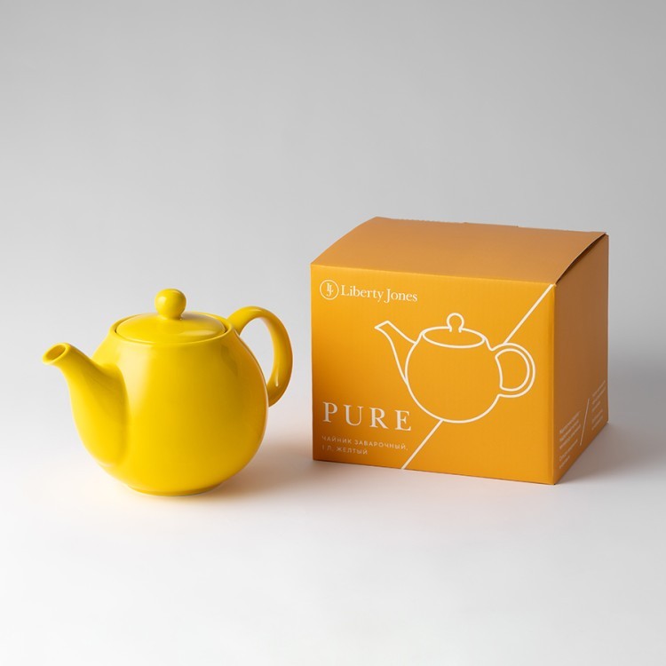 Чайник заварочный pure, 1 л, желтый (80422)
