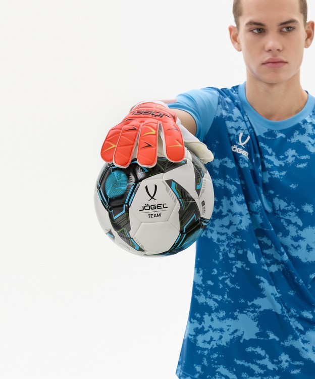 Мяч футбольный JOGEL Team №5, белый (2107421)