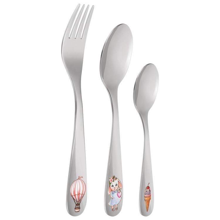 Набор детских столовых приборов lefard "моя зайка" 3 пр. Lefard (1000-033)