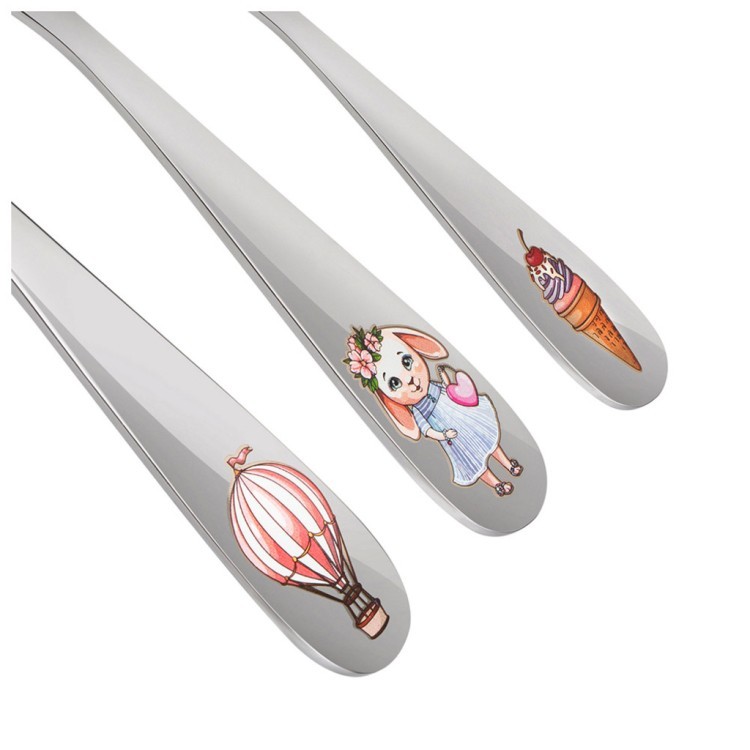 Набор детских столовых приборов lefard "моя зайка" 3 пр. Lefard (1000-033)