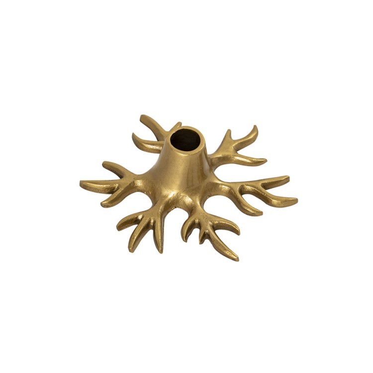 Подсвечник 27420-10/G, 3.5, металл, Antique gold, ROOMERS FURNITURE