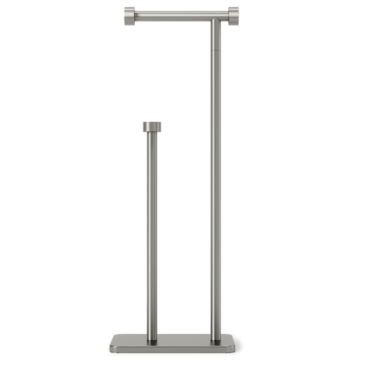 Держатель для туалетной бумаги cappa, 12х20х52 см, никель (76285)