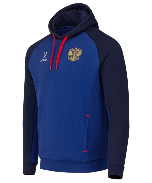 Худи JOGEL NATIONAL Cotton Hoodie, темно-синий (2111345)