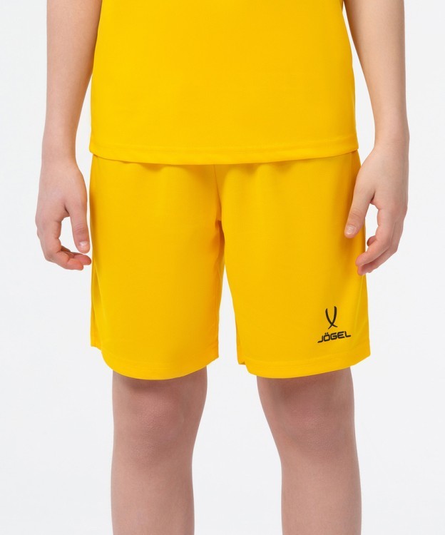 Шорты баскетбольные JÖGEL CAMP Basic, желтый, детский (1619764)