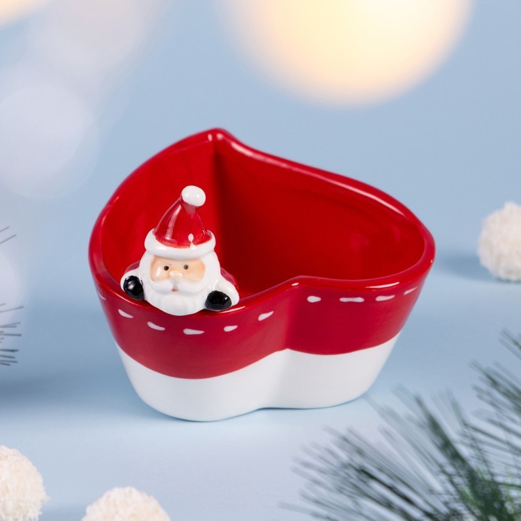 Салатник в форме сердца коллекция "christmas gift" 13,5*13*10,5 см, 300 мл Lefard (230-537)