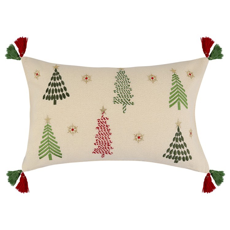 Чехол на подушку frozen pines из коллекции new year essential, 30х50 см (79793)