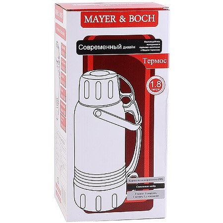 Термос 1,8л + 3 чашки ст/колба Mayer&Boch (31416) Термос 1,8л + 3 чашки ст/колба Mayer&Boch (31416)