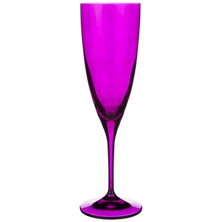 Набор бокалов для шампанского из 6 шт. "kate" 220 мл.высота=23 см. (кор=8набор.) Bohemia Crystal (674-708)