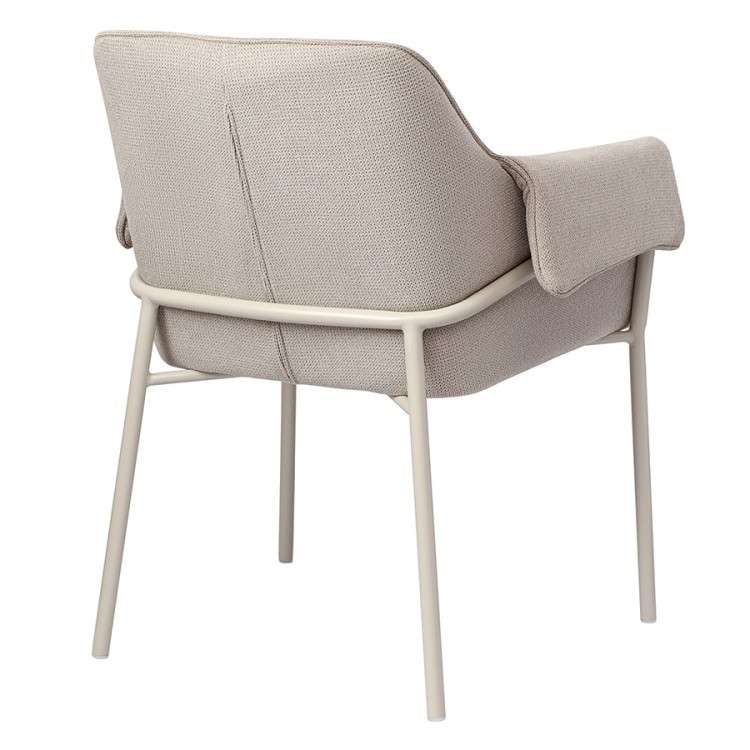 Стул aline, шенилл, серо-бежевый/бежевый (79030)