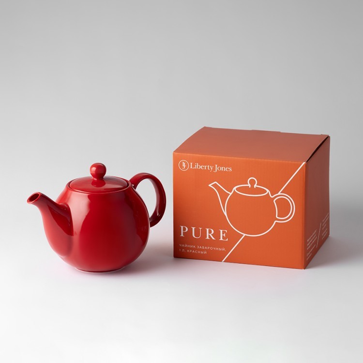 Чайник заварочный pure, 1 л, красный (80423)