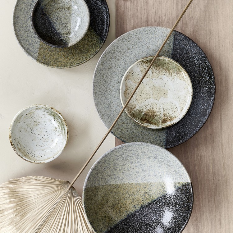Тарелка 21087, 16.7, фарфор, brown/green/beige, TOKYO DESIGN