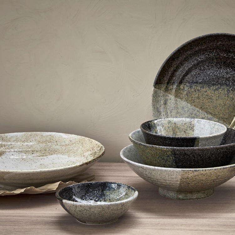 Тарелка 21087, 16.7, фарфор, brown/green/beige, TOKYO DESIGN