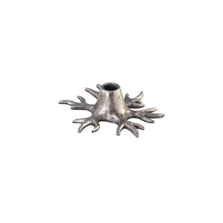 Подсвечник 27420-10/S, 3.5, металл, Antique silver, ROOMERS FURNITURE