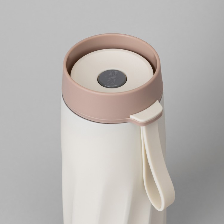 Термокружка curl ivory 400 мл Agness (798-100)