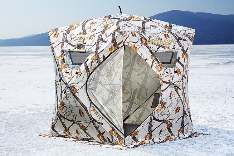 Зимняя палатка куб Higashi Winter Camo Comfort (80287) Зимняя палатка куб Higashi Winter Camo Comfort (80287)