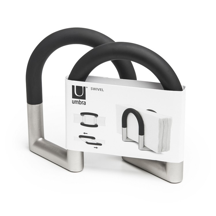 Держатель для салфеток swivel, черный/никель (49057) Держатель для салфеток swivel, черный/никель (49057)