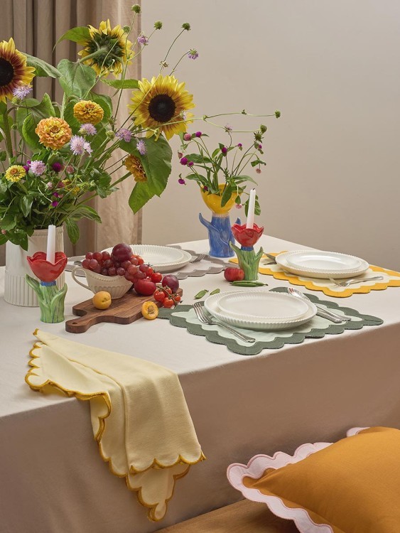 Салфетка под приборы с контрастным кантом серого цвета из коллекции trendy ruffles, 35х45 см (78894) Салфетка под приборы с контрастным кантом серого цвета из коллекции trendy ruffles, 35х45 см (78894)