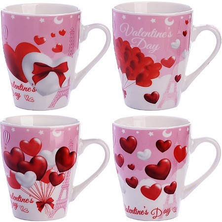 Кружка 340 мл ValentinesDay (мин.4ш)LR (31239) Кружка 340 мл ValentinesDay (мин.4ш)LR (31239)