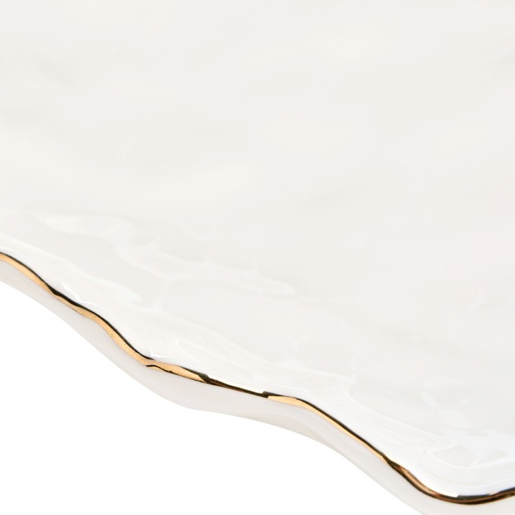 Блюдо овальное lefard "charm" 35,5*24*3 см (с золотой линией) Lefard (779-365)