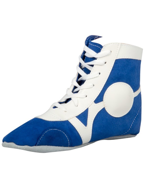 Обувь для самбо SM-0101, замша, синяя (193317)