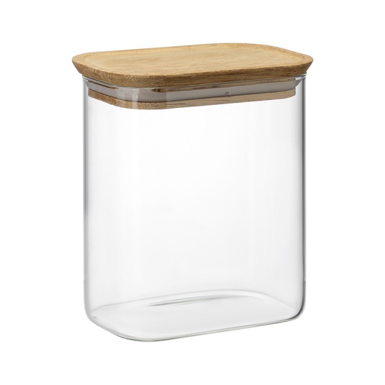 Банка для хранения прямоугольная glass acacia, 950 мл (79987)