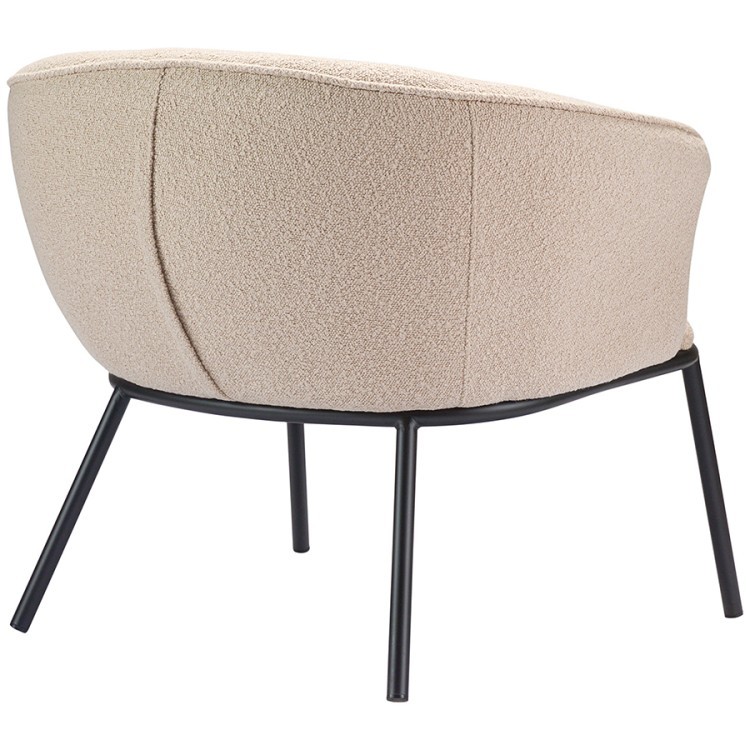 Лаунж-кресло paal, букле, бежевое (76876)