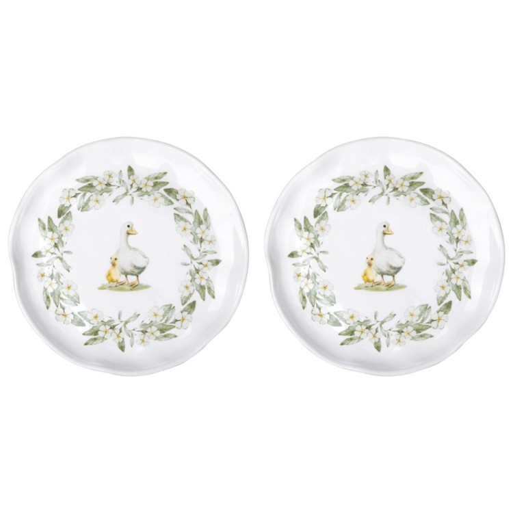 Набор тарелок закусочных lefard "apple garden" 2 шт. 21*21,5*2,5 см Lefard (358-2360)