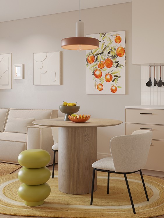 Блюдо laminaria, D22 см, апельсиновая цедра (78631)