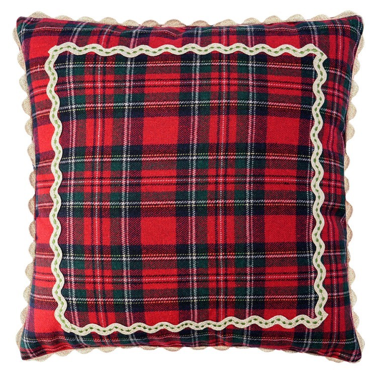 Подушка декоративная Шотландская клетка из коллекции new year essential, 45x45см (80868)