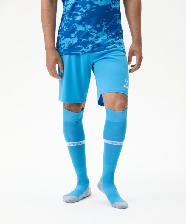 Гетры футбольные JOGEL CAMP ADVANCED SOCKS, голубой/белый (2103251)